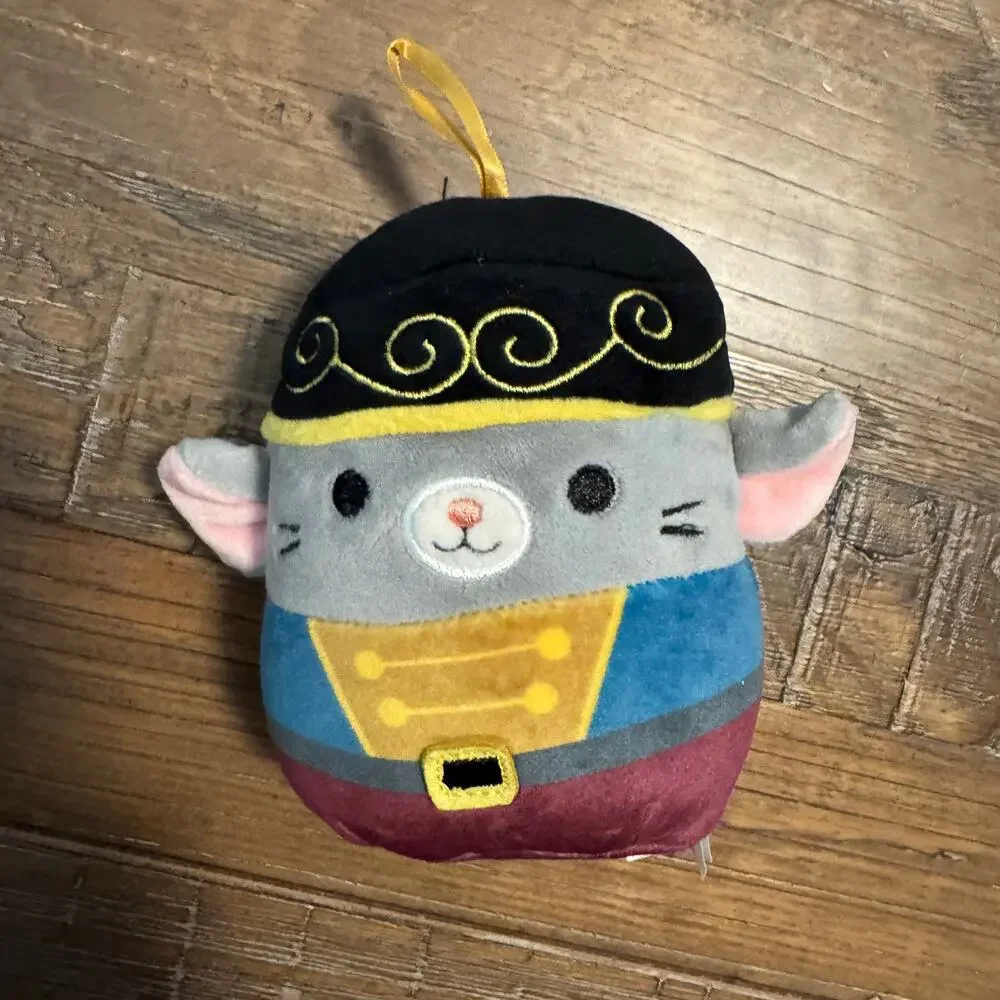 Jazwares Christmas Squad Murray the Nutcracker Mouse Plush Ornament 6 inch